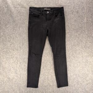Express Jeans Womens 6S Black Mid Rise Jegging Skinny Stretch Denim Leggings